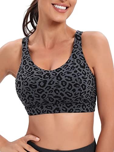 A high impact pullover bra built with molded cups, an open cutout racerback, and a wide underband for running.