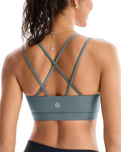 A high impact crop top built with molded cups, multiple back straps, and a wide anchored bottom band.